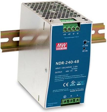 D-Link DIS-N480-48 Industrial Netzteil 480W externes DIN Rail in Silber - Bild 1