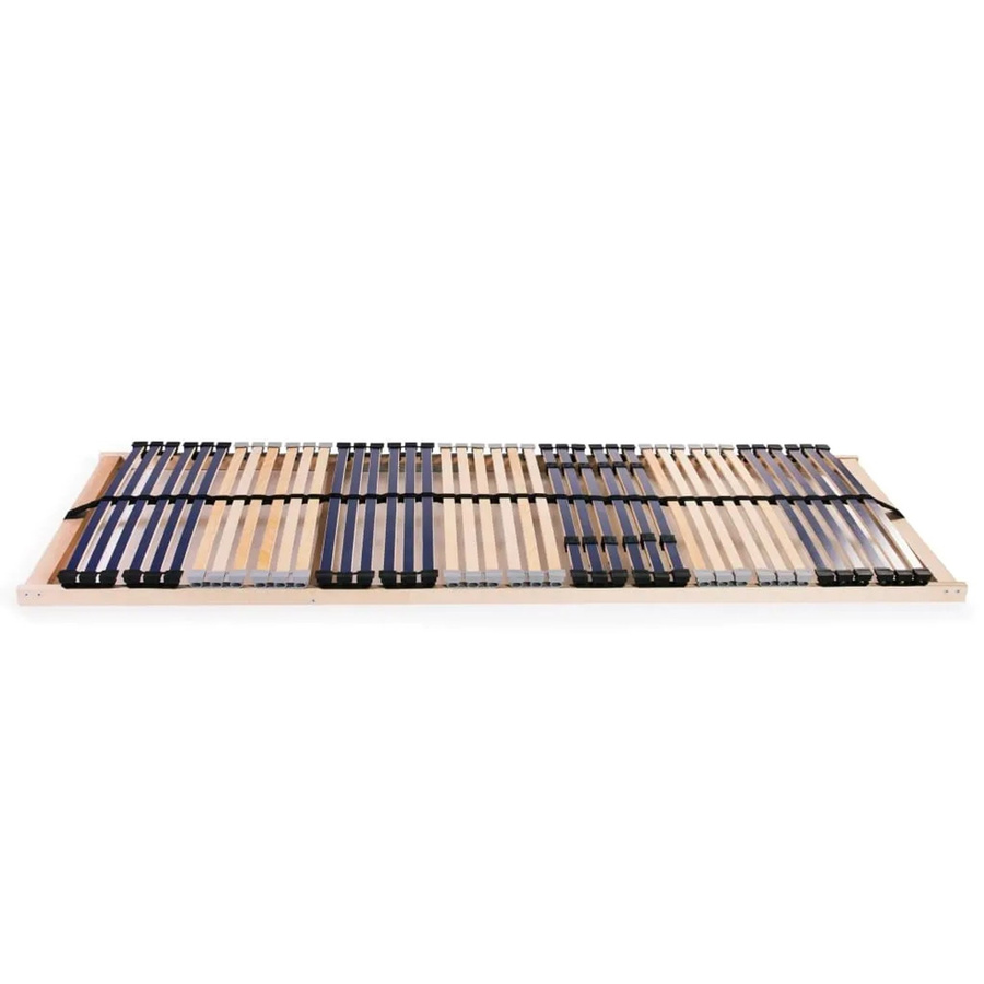2er Set vidaXL Lattenroste aus Birkenholz mit 42 Latten und 7 Zonen, Farbe: Braun, B/T: 90 x 200 cm - Bild 2