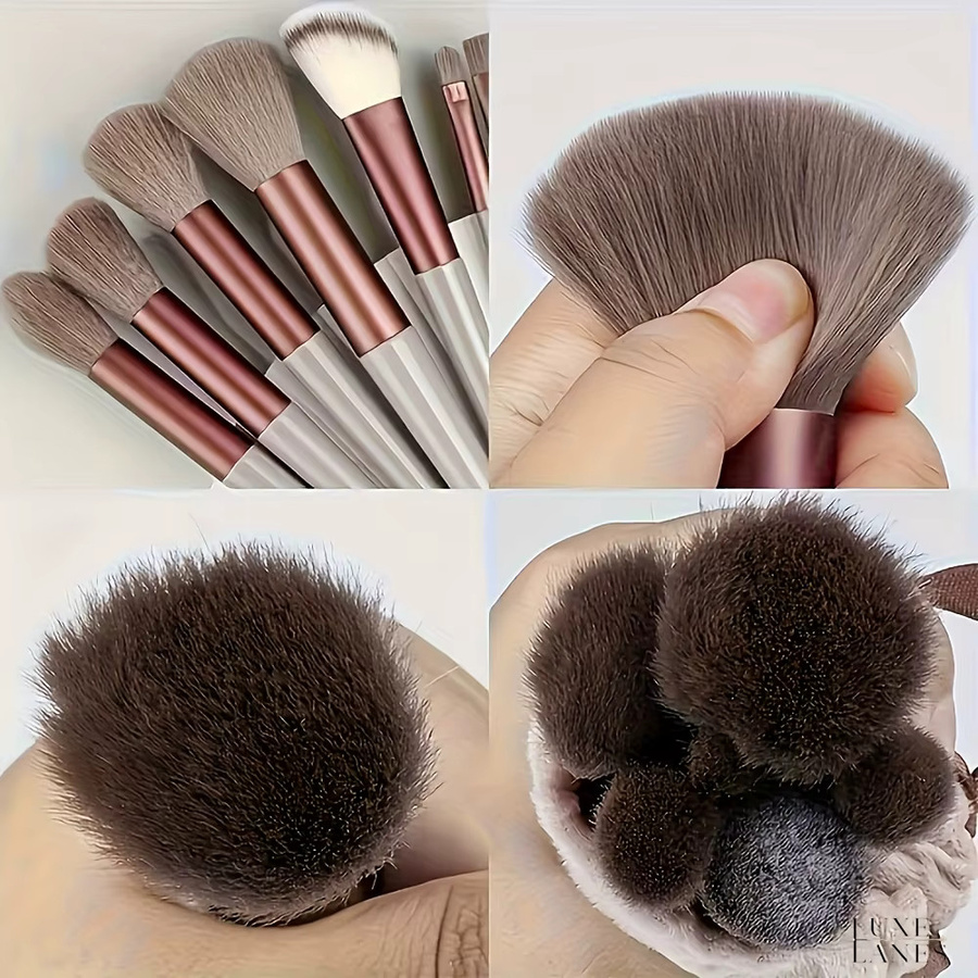 MOZHOU Make-up-Pinsel-Set, 13-teilig, für Gesicht, Unisex - Bild 6