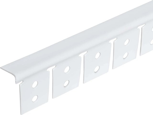 Trimtex Protektor Abschlussprofil 3768 Kantenschutz für Trockenbau Rundbögen, Farbe: Weiß, Material: Hart-PVC, Breite: 20 mm, Länge: 300 cm - Bild 1