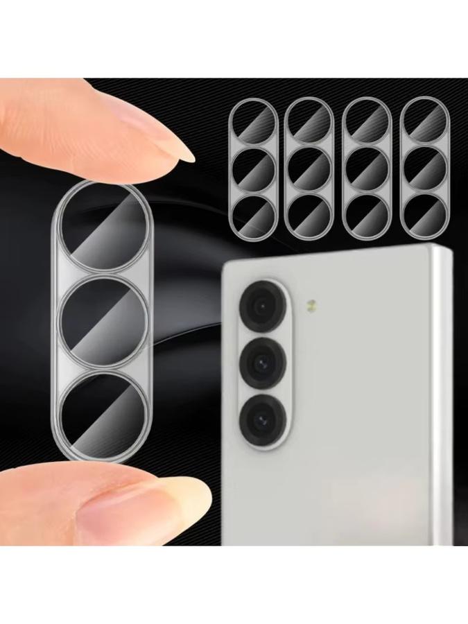 Kamera Objektiv Schutz Film für Samsung Galaxy Z Fold 7 6 5 4 transparent HD Definition Glas Schutzabdeckung - Bild 6