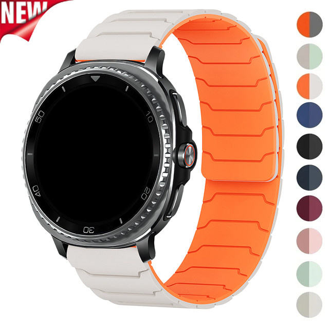 OAKCHARM Uhrenarmband Silikon, Magnetisch, Unisex - Bild 1