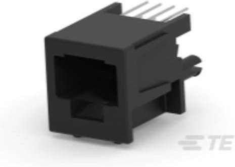TE Connectivity Standard Modular Jack 338360-1 in Schwarz - Bild 1