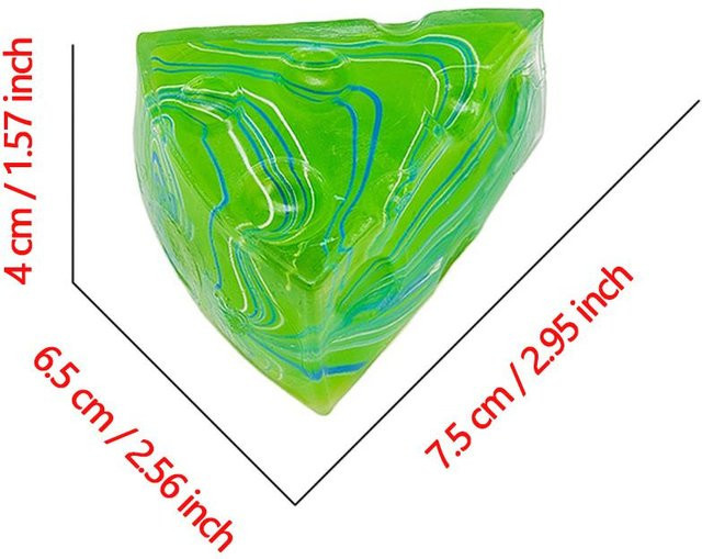 A Family Of Home Textiles Flussmuster Käse Malzose Squishy Spielzeug Knetwürfel Fidget Spielzeug - Bild 1