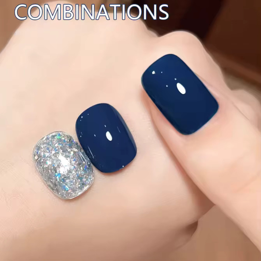 MIANEL Nagellack, 2er-Set, Blau, Gel, Glänzend, 15 ml - Bild 4