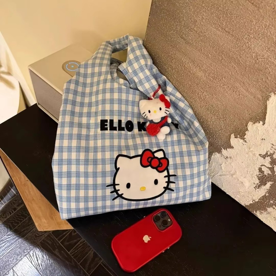 Hello Kitty Federmäppchen als vielseitige Kosmetiktasche in Blau - Bild 3