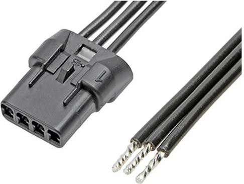 Molex Buchsengehäuse-Kabel 215311-1032 in Schwarz - Bild 1