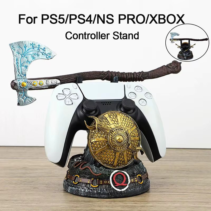 Sommer4 God of War Spielcontroller-Ständer für PS5, Xbox und PS4, kreative Gamepad-Halterung als Desktop-Dekoration in Multicolour - Bild 3