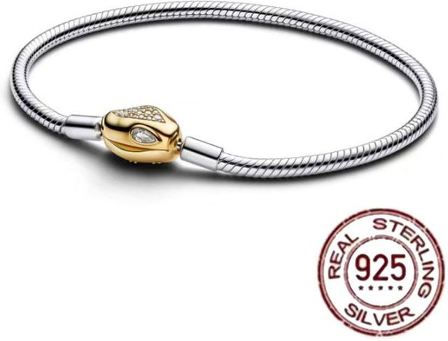 DR-Jewelry Kette 925 Silber, Zirkonia, Damen, 18cm - Bild 1