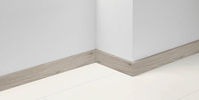 Parador Sockelleiste SL 18 Eiche D050 in Braun mit Kabelkanal, H x B x T: 70 mm x 17 mm x 2.200 mm - Bild 1