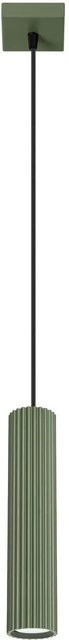 Licht-Erlebnisse Hängelampe Modern aus Aluminium in Olivgrün, GU10, Höhenverstellbar, Breite: 8 cm - Bild 1