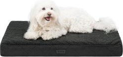 Lionto Hundematte CozyPad in Schwarz mit orthopädischem Schaumstoff und abnehmbarem Bezug aus Kunstleder - Bild 1
