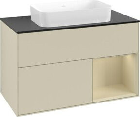 V&B Waschtischunterschrank Finion in Lackausführung, Breite: 100 cm, Tiefe: 60,3 cm - Bild 1