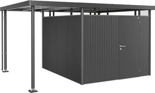 Biohort Seitendach S für Gartenhaus HighLine H5/H6 in Dunkelgrau-Metallic - Bild 1
