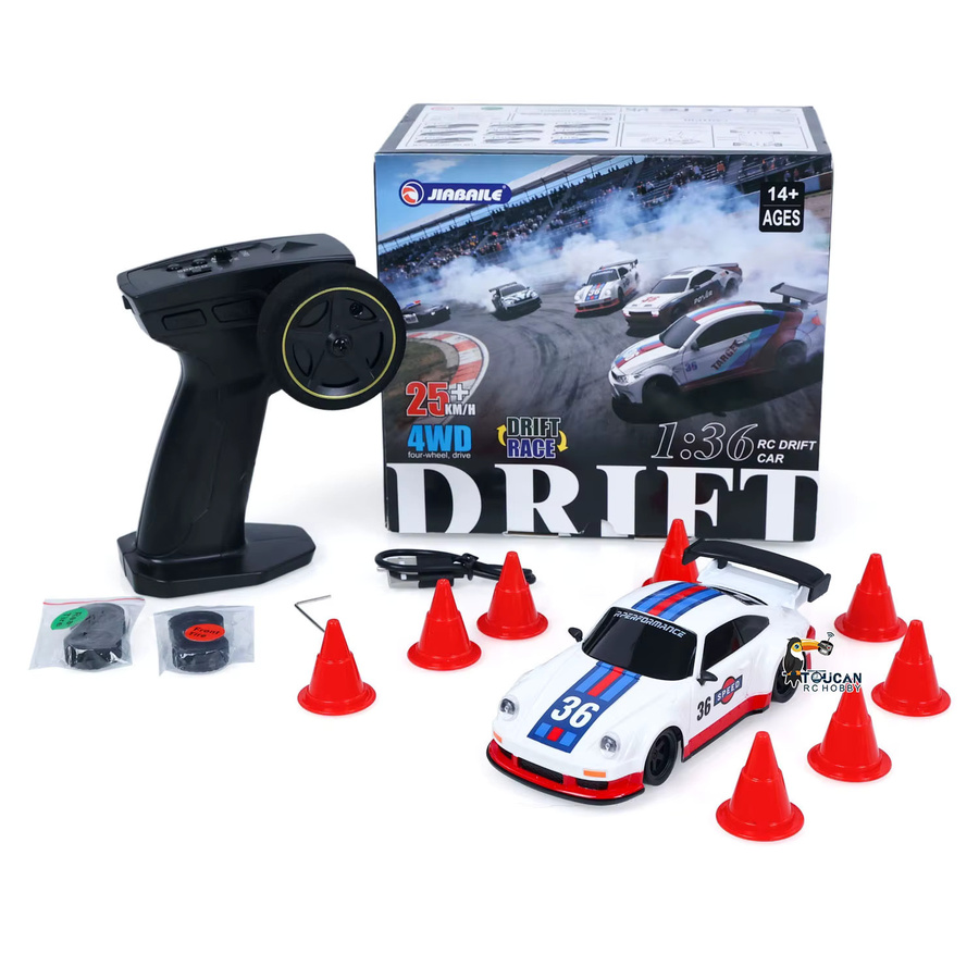 JIABAILE RC Drift Auto, 1:36, mit LED-Licht, ab 14 Jahren - Bild 3