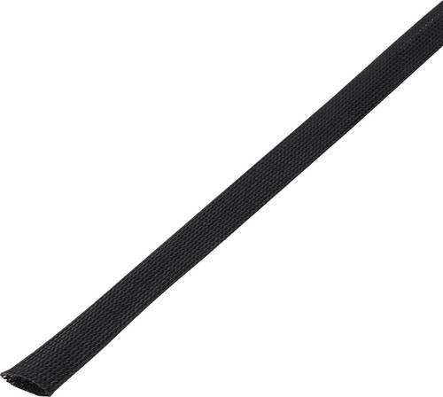 TRU Components Geflechtschlauch CBBOX2028-BK Schwarz PET 20 bis 28 mm 5 m - Bild 1