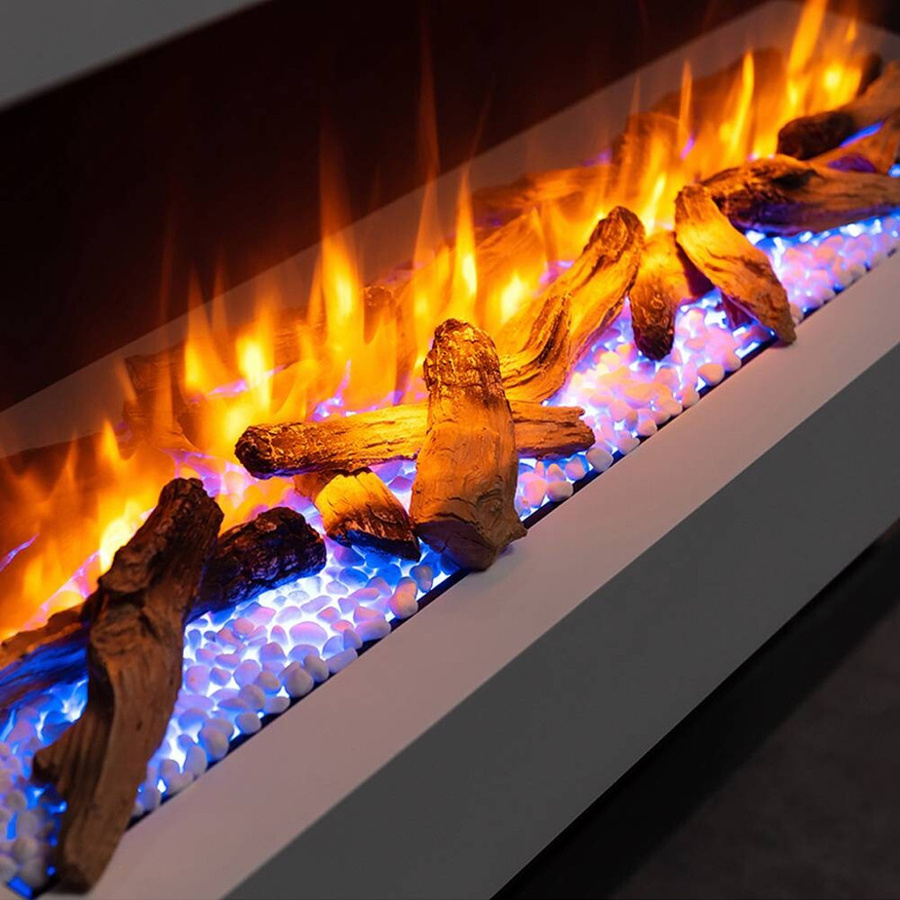 BALDERIA Elektrokamin Ignis Wandkamin mit 2000 W Heizung in Weiss, B/H/T: 110 x 57,3 x 25 cm - Bild 3