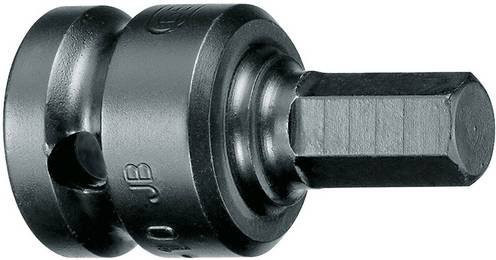 Gedore Kraftschraubersteckschlüsseleinsatz IN K 19 1/2 Zoll SW 8mm L 44mm aus Sonderstahl in Schwarz - Bild 1