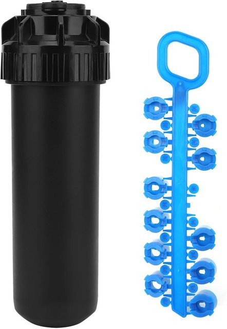 CosyHome In-Ground Rotationssprüher mit vergrabener Düse, einstellbarer Sektor und Filter, G3/4 Innengewinde, Schwarz - Bild 1