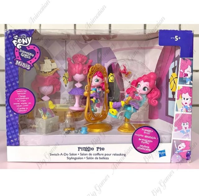 Hasbro My Little Pony EQG Generation Glitzerfarbe Pinkie Pie, Twilight Sparkle, Fluttershy, Charakterspielzeug, ab 5 Jahren - Bild 1