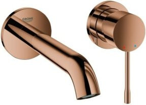 Grohe Essence UP-2-L Waschtischmischer Fertigmontageset Wandmontage in Rosegold - Bild 1