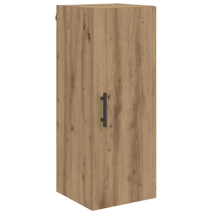 vidaXL Wandschrank Artisan-Eiche in Braun, modern gestalteter Holzwerkstoff-Schrank, B/T/H: 34,5 x 34 x 90 cm - Bild 2