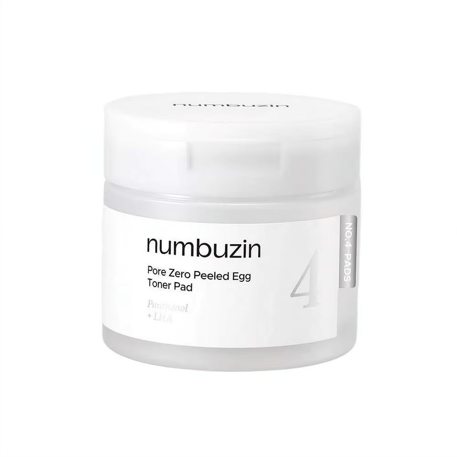 Numbuzin No.4 Pore Zero Peeled Egg Toner Pad, 190 ml, mit Panthenol - Bild 3