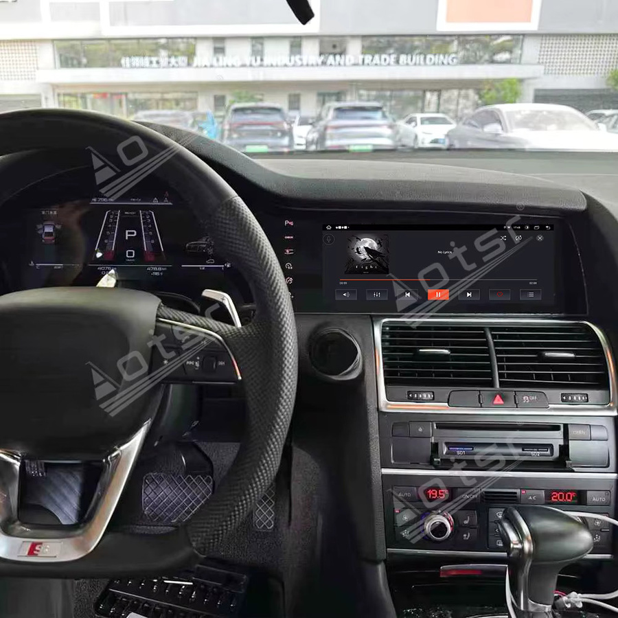Aotsr Digitales Instrument mit GPS-Navigation und Dual Screen CarPlay für Audi Q7, Schwarz - Bild 5