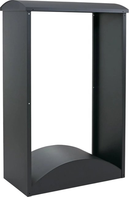 MCW Brennholzlager P77 Holzregal aus Metall in Anthrazit B/T/H: 160 x 50 x 98 cm - Bild 2