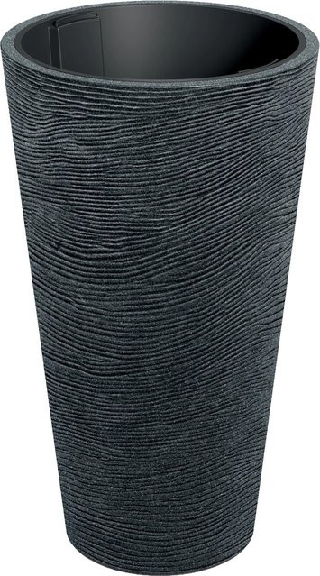 Prosperplast Blumentopf Tubra Schlank Anthrazit-Schwarz Durchmesser: 60 cm, Höhe: 100 cm - Bild 1