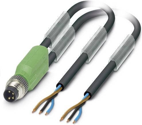 Phoenix Contact 1458635 Sensor-Aktor-Steckverbinder M8 Stecker gerade 3 Polzahl 3,00 m Länge - Bild 1
