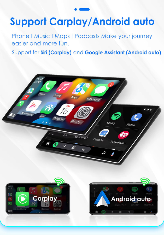 Hizpo 7 Zoll Autoradio Multimedia mit CarPlay, WIFI und Bluetooth für Opel Astra H J, Vectra, Vauxhall Antara, Zafira, Corsa C D, Vivaro und Meriva in Schwarz - Bild 4