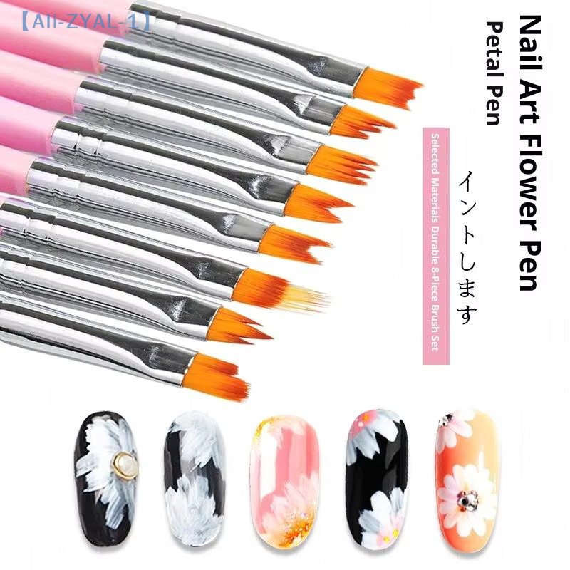 JETTING Nagelpinsel-Set, 8-teilig, Multifunktions-Gelpinsel - Bild 2