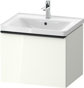 Duravit Waschtischunterschrank D-Neo in Weiß Hochglanz, B/T/H: 58,4 x 45,2 x 44 cm - Bild 1
