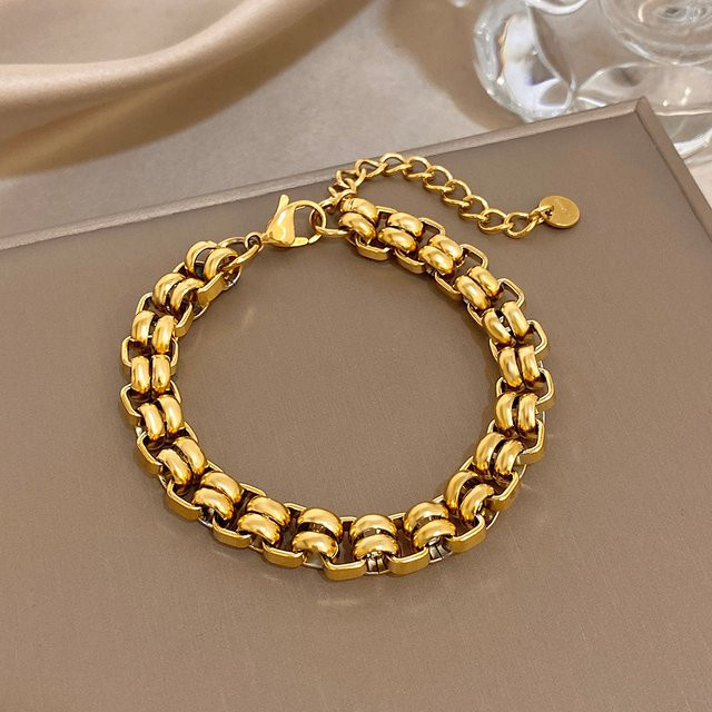 Slavena Armband, Edelstahl, Gold, Damen - Bild 1
