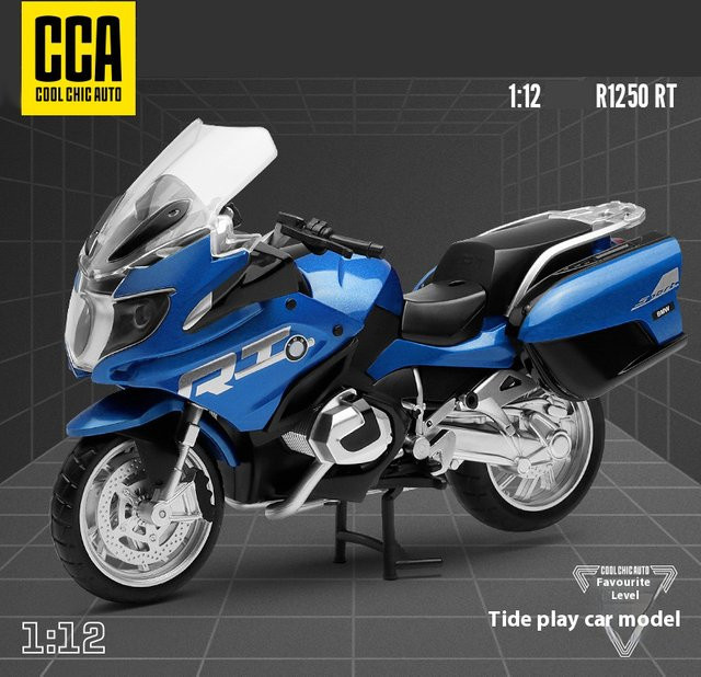 CCA Motorradmodell aus Legierung in Rot, 1:12 Scale Desktop-Ornament - Bild 1