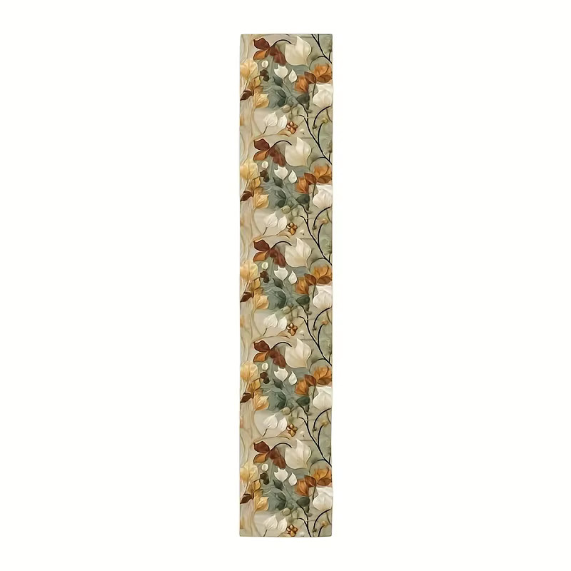 VIKAMA Tischläufer Kamelien im chinesischen Stil, floral und orientalisch, Mehrfarbig, B/H: 183 x 33 cm - Bild 2