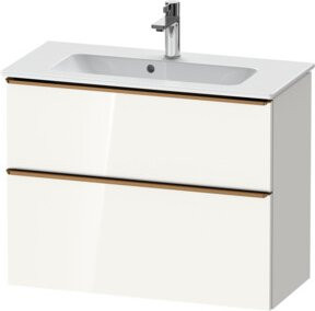 Duravit Waschtischunterschrank D-Neo Compact in Weiß Hochglanz, B/T: 81 x 37,2 cm, wandhängend - Bild 1