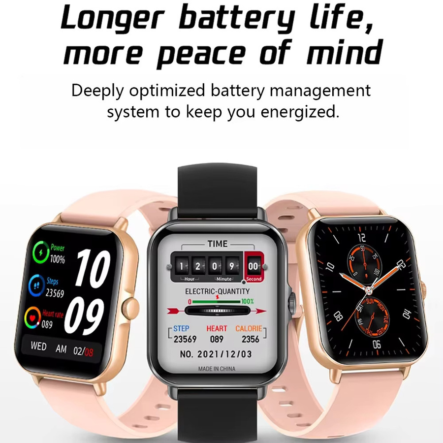 LAXASFIT Smartwatch mit Bluetooth-Anrufen und Musikwiedergabe, Digitale Fitness-Uhr für Männer und Frauen, kompatibel mit iOS und Android, in Schwarz oder Silber - Bild 3