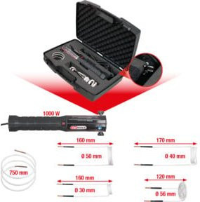 KS Tools Induktions-Heizpistolen-Satz, 6-teilig, Schwarz - Bild 1