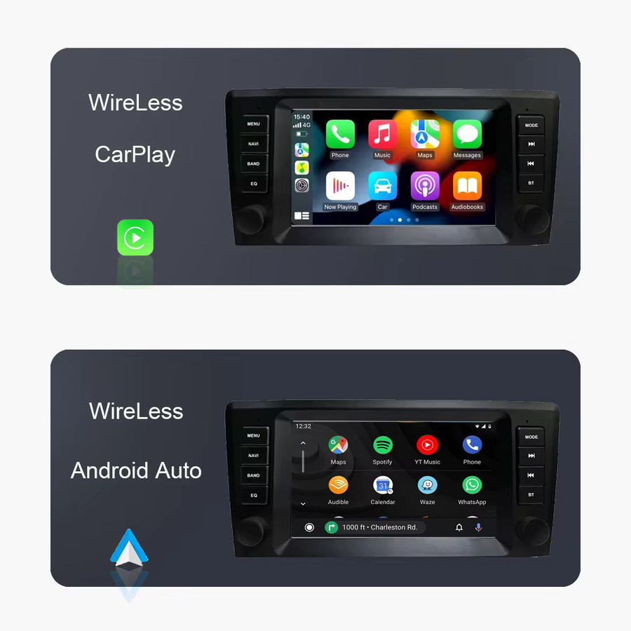 Sadocom Android 14 Multimedia Autoradio mit 8 Zoll Display, 8GB RAM, 128GB Speicher, GPS und WLAN für Volvo S60 V70 XC70 XC90, Schwarz - Bild 4