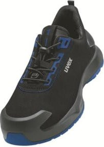 Uvex Halbschuhe x-craft S2 Sicherheitsschuhe Schwarz Blau Größe 52 Weite 12 - Bild 1