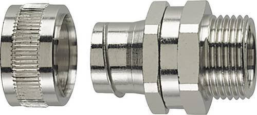 HellermannTyton Schlauchverschraubung aus Metall M50 Gerade in Silber - Bild 1