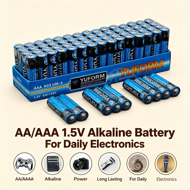 Koonenda AA Alkaline Einwegbatterien 1,5V in Blau für LED-Licht, Spielzeug, Kamera und Elektronik - Bild 1
