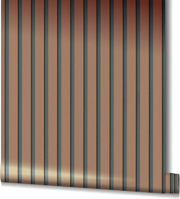 Marburg Vliestapete GZSZ Streifen Braun FSC Non-Woven Breite: 0,53 m, Länge: 10,05 m - Bild 1