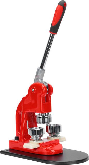 Aimo Abzeichenmaschine aus Metall zur Herstellung von DIY-Etiketten und Bild-Buttons in Rot - Bild 1