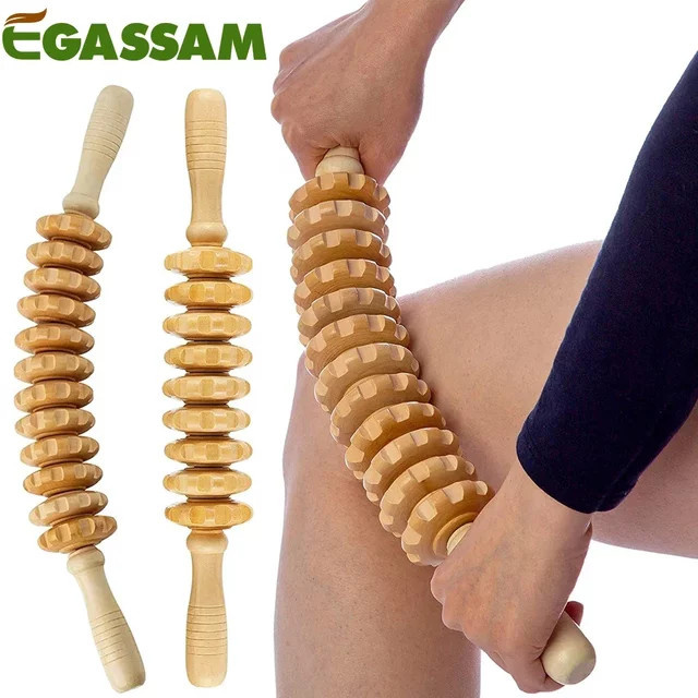 EGASSAM Holz Massage-Roller, Unisex - Bild 1