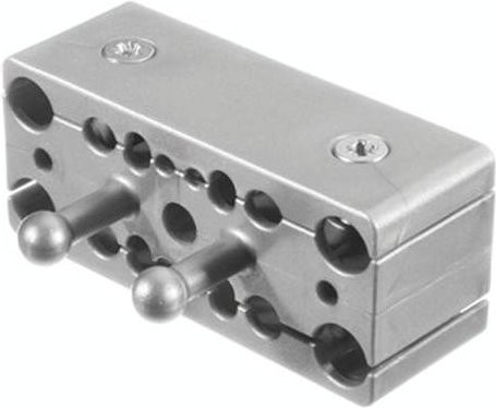 Bachmann Endstück 930.092 aus Kunststoff in Silber - Bild 1