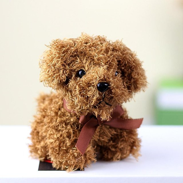 Süßer Cartoon Plüsch Begleiter Puppe Teddy Hund, Plüschtier, 12cm - Bild 1