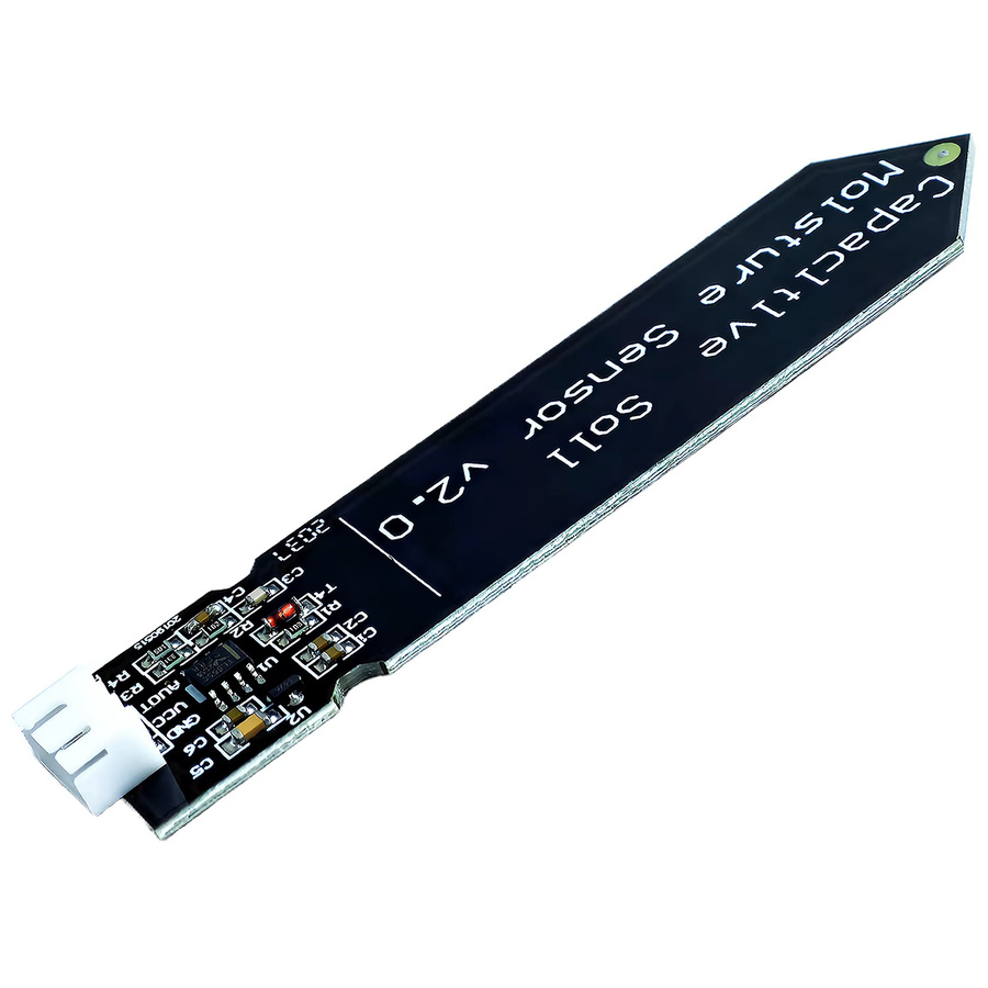 OLNYLO Kapazitiver Bodenfeuchtesensor Modul zur Feuchtigkeitserkennung in Schwarz für Arduino 3,3~5,5V Weitspannungsbereich zur Gartenbewässerung - Bild 5